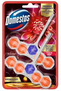 Domestos Zawieszka do WC Aroma Lux Dahlia Wish 2x50g