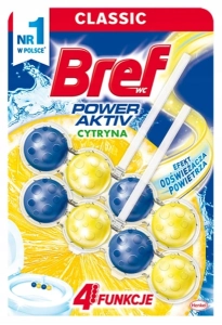 Bref zawieszka do WC 2pack cytrynowy 2x50g