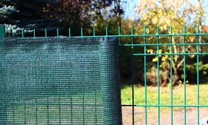 Osłona ogrodzeniowa Siatka cieniująca mata na ogrodzenie 1,5x10m zielony 