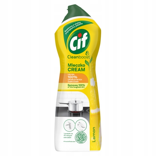 Cif Cream Lemon Mleczko z mikrokryształkami 780g.jpg