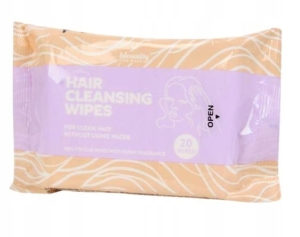 Nawilżane chusteczki oczyszczające do mycia włosów 20szt HAIR CLEANSING WIPES