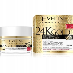 EVELINE COSMETICS 24K GOLD Krem naprawczy głęboko regenerujący 60+ 50 ml