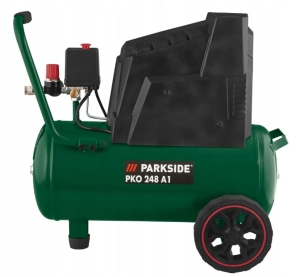 PARKSIDE Cichy Kompresor PKO 248 A1 1100W 24L Bezolejowy 8 bar