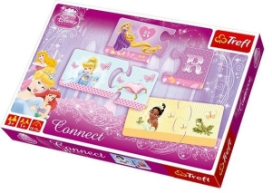 Gra Connect Princess Księżniczki Disney Trefl 10076