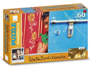 Puzzle podróżniczne - Indie 60 el. Edipresse Książki 3+