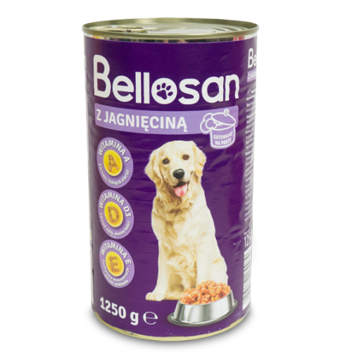 Karma dla psów dorosłych z jagnięciną Bellosan 1,25 kg.png