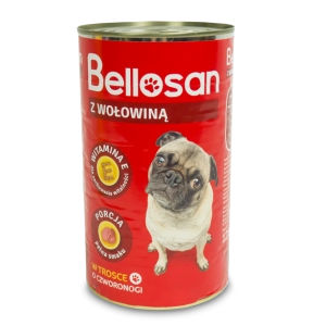 Karma dla psów dorosłych z wołowiną Bellosan 415 g
