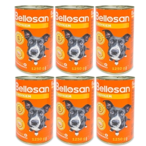 Karma dla psów dorosłych z indykiem Bellosan 7,5 kg [6 x 1,25 kg]