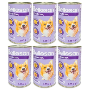 Karma dla psów dorosłych z cielęciną Bellosan 7,5 kg (6 x 1,25 kg)