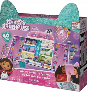 Gabby's Dollhouse Koci Domek Gabi Niesamowita gra planszowa