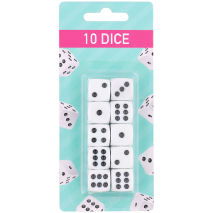Kostka do gry 10 sztuk