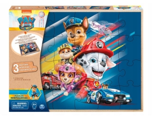 Drewniane puzzle 3x24 Psi Patrol 4+ Spinmaster