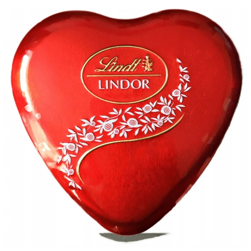Czekoladki na Walentynki Lindt LINDOR Serce praliny czekolada mleczna 50g