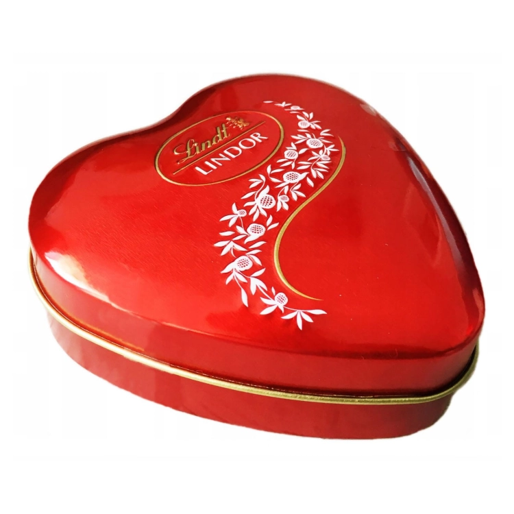 Czekoladki na Walentynki Lindt LINDOR Serce praliny czekolada mleczna 50g – zdjęcie 3